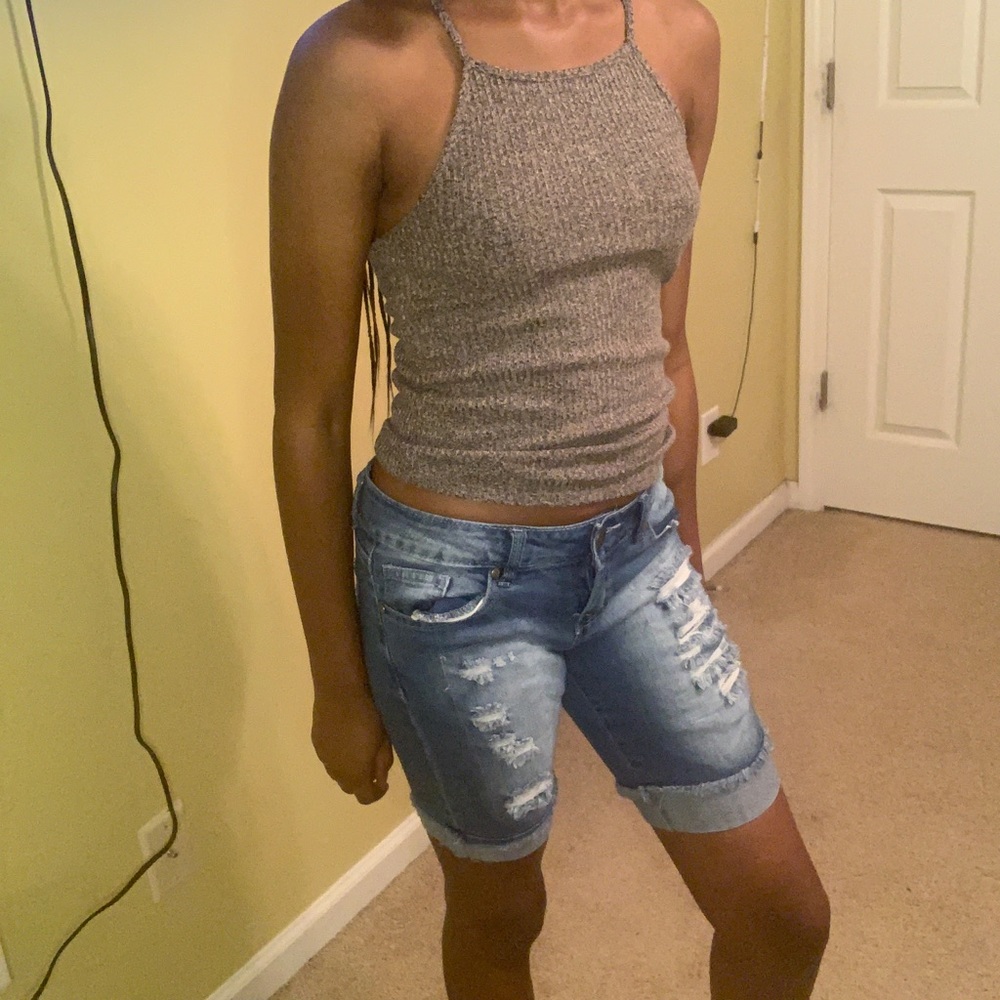 Blue shorts